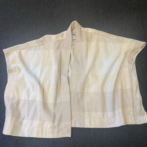 Light short sleeve poncho fall shacket